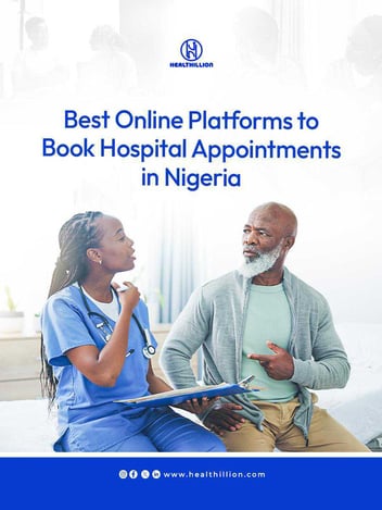Image of a nurse tending to a Nigerian patient who booked an appointment.